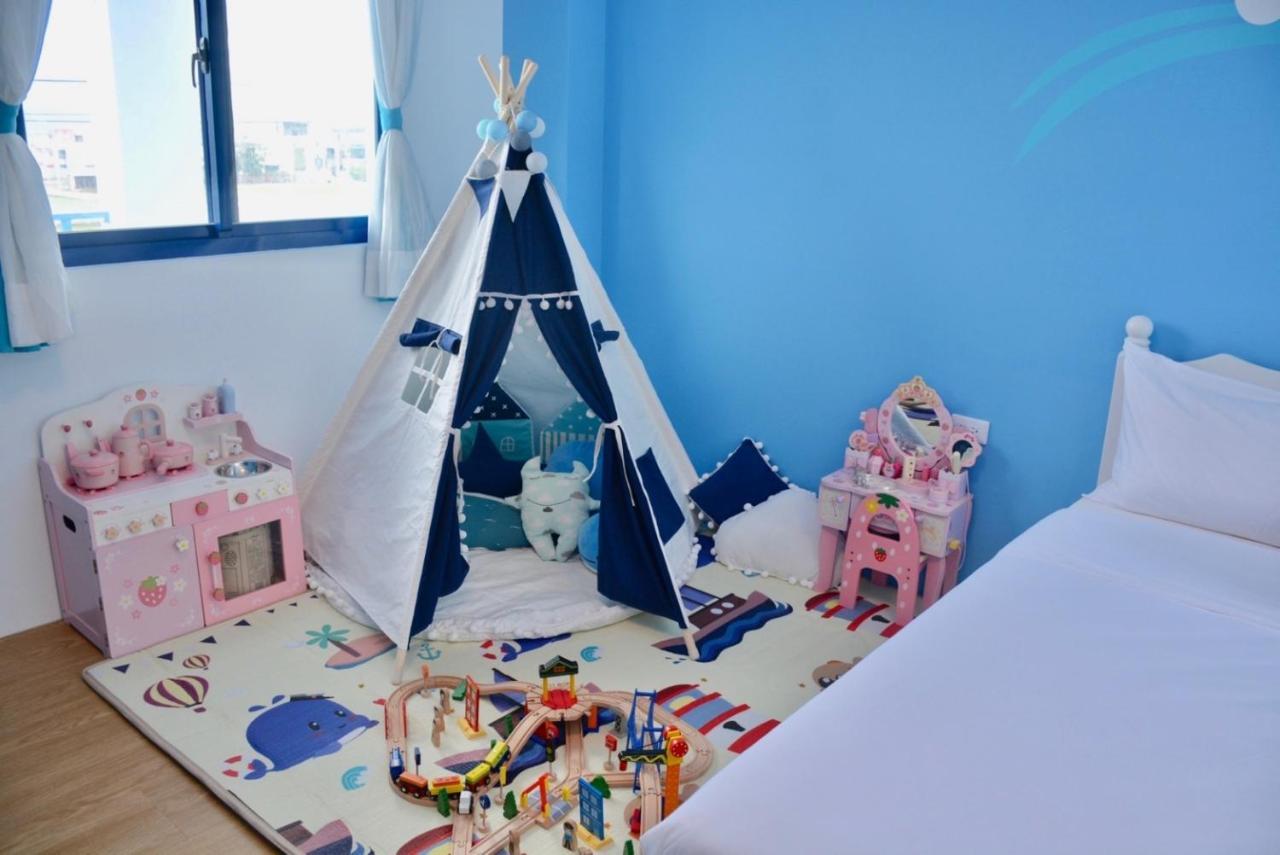 Blue And White Style Holiday B&B Guanshan Buitenkant foto
